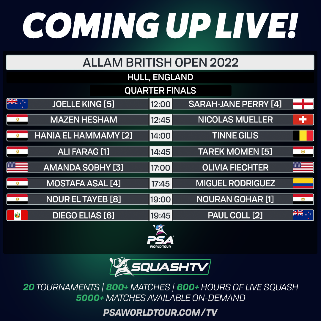 British Open quarts de finale